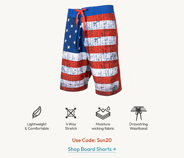 20% OFF Board Shorts | Shop Now 