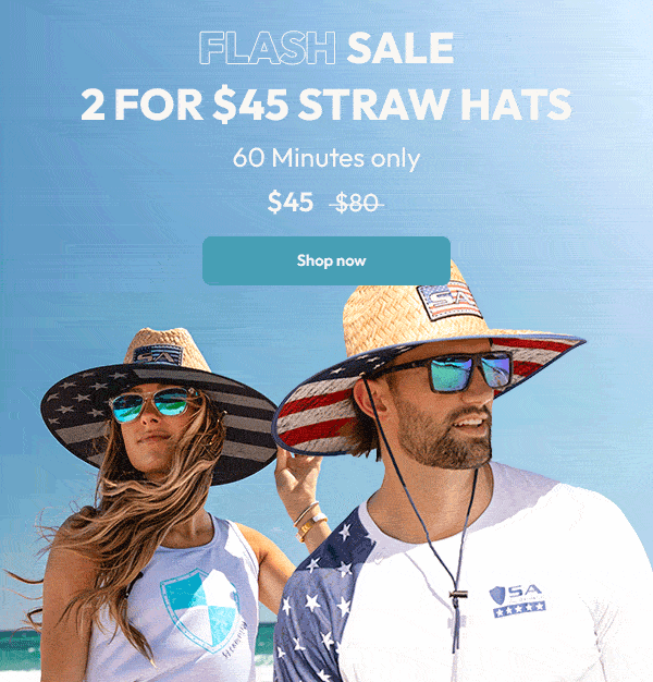 2 for $45 Straw Hats | Shop Now 