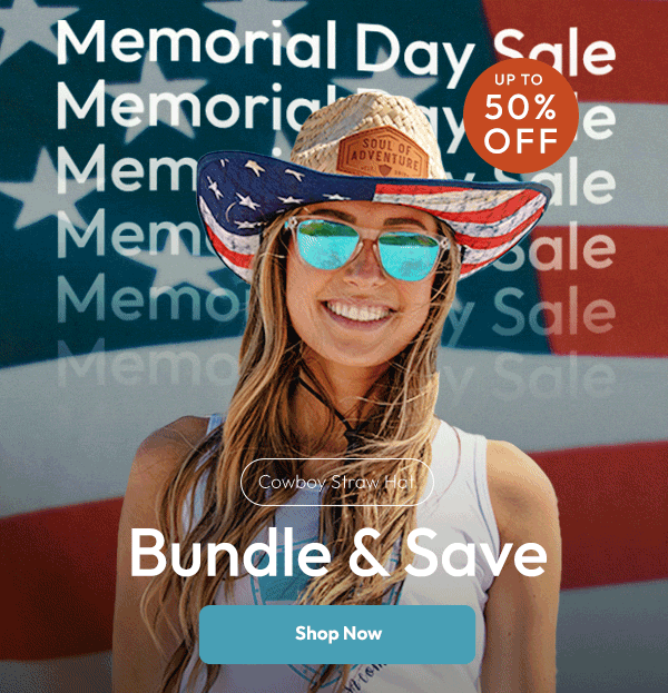 UP to 50% OFF Memorial Day Sale  | Shop Now 