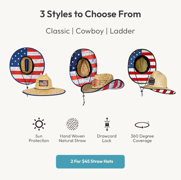 2 for $45 Straw Hats | Shop Now 