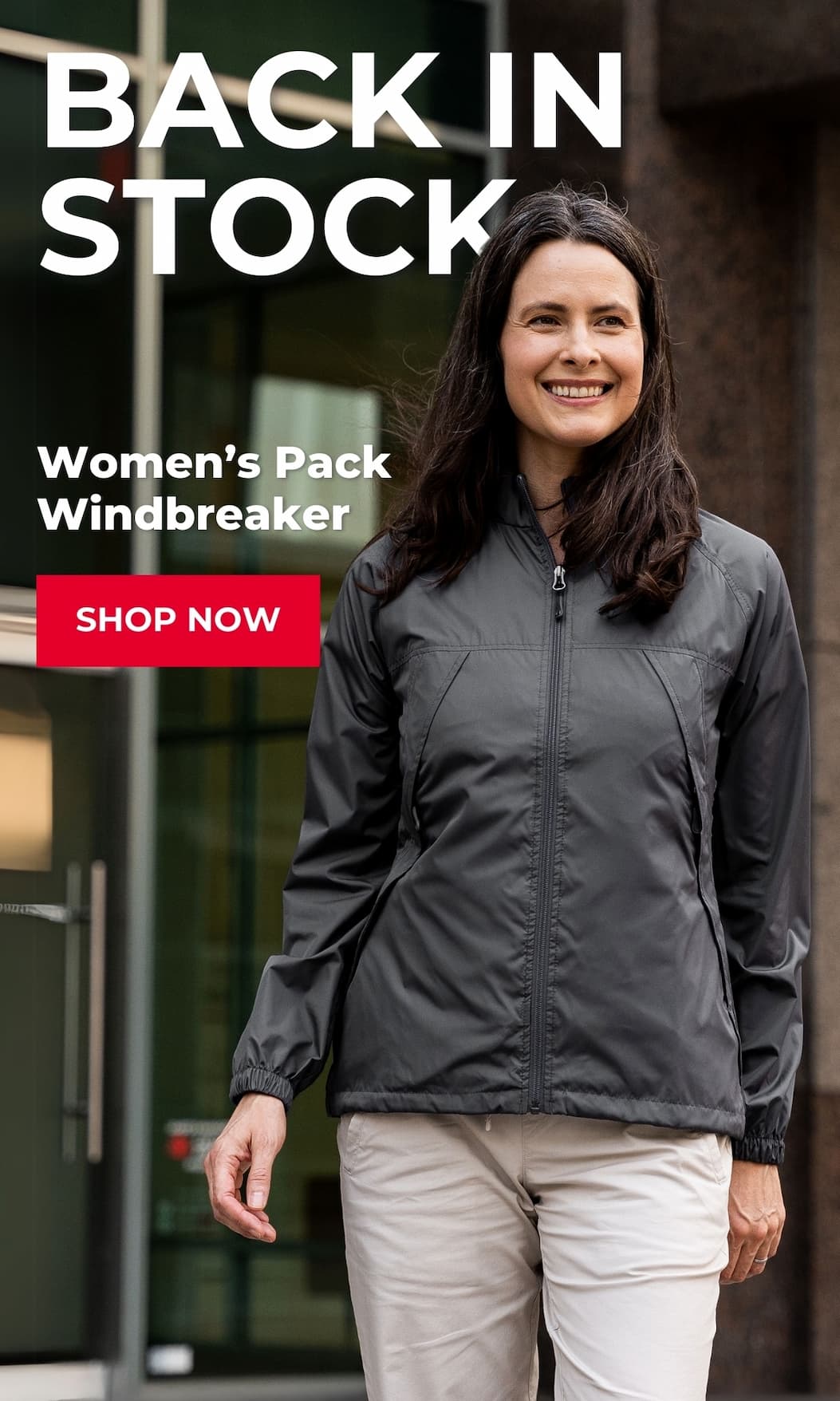 Women's Pack Windbreakers Are Back!