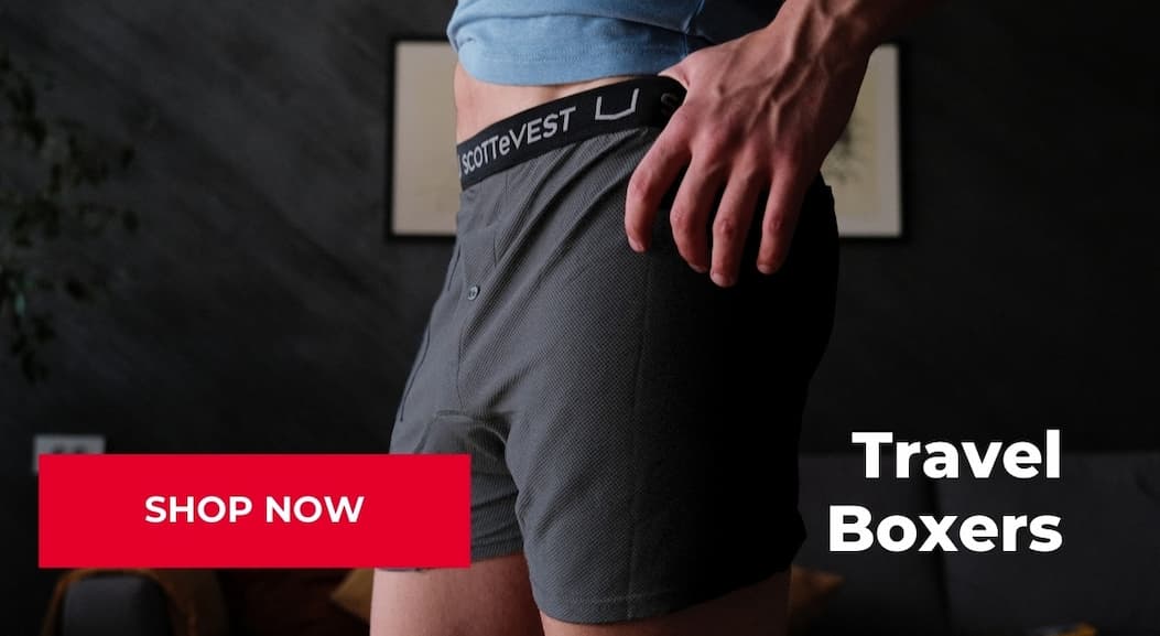 Men's Travel Boxers
