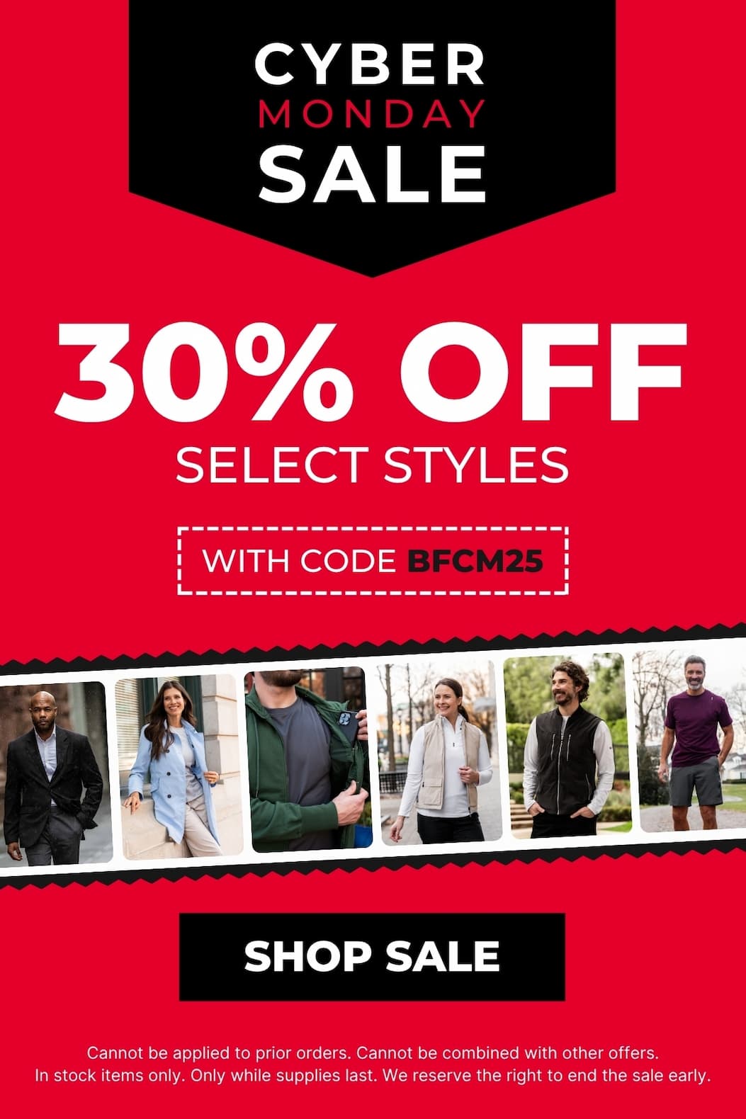 2025 30% off Black Friday - Cyber Monday deals through TOMORROW, December 2nd