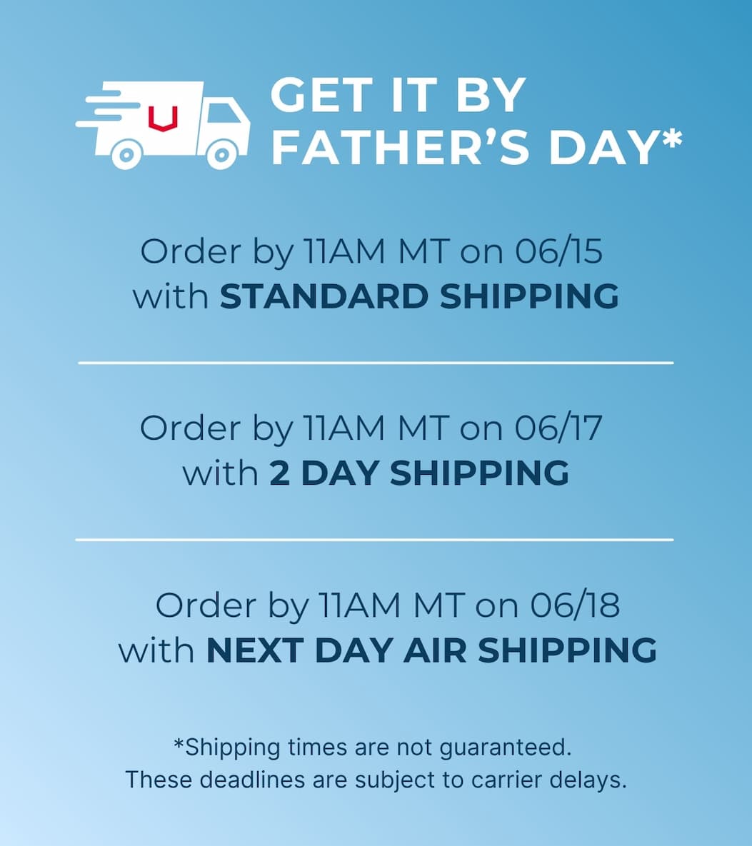 Father's Day Sale 2026 - shipping cutoffs
