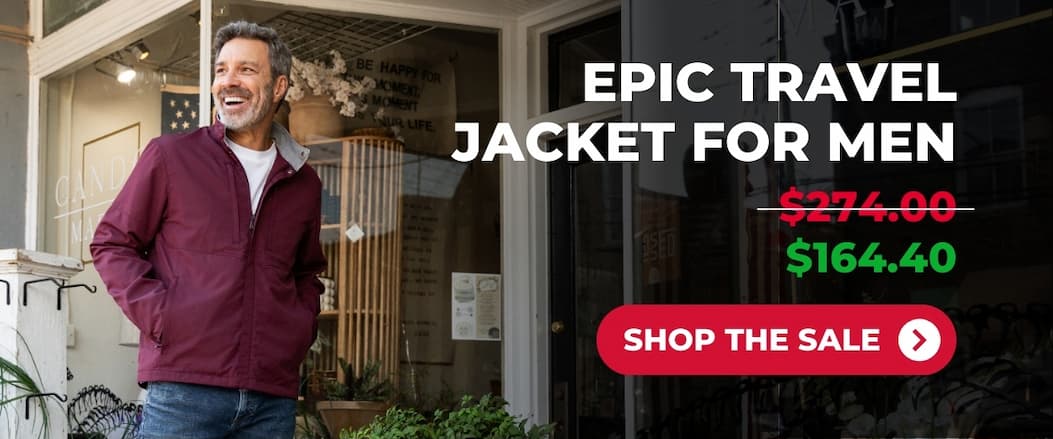 LASTSALE 2025 40% off the Epic Travel Jacket for Men