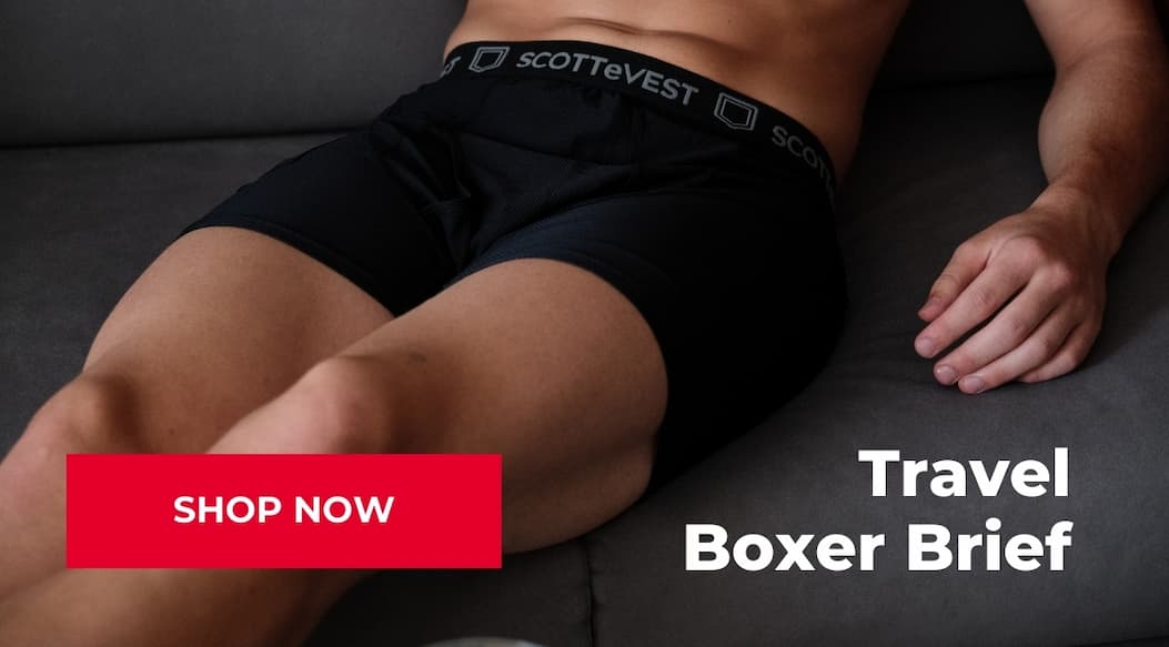 Men's Travel Boxer Brief