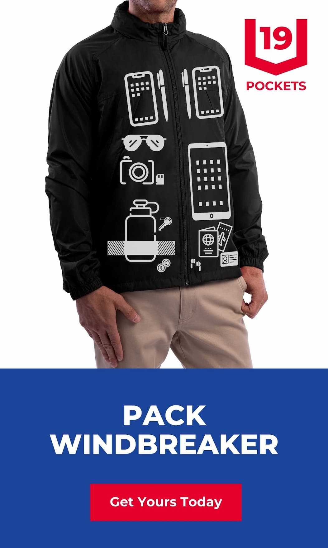 Pack Windbreakers are Back in Stock & ON SALE for Father's Day