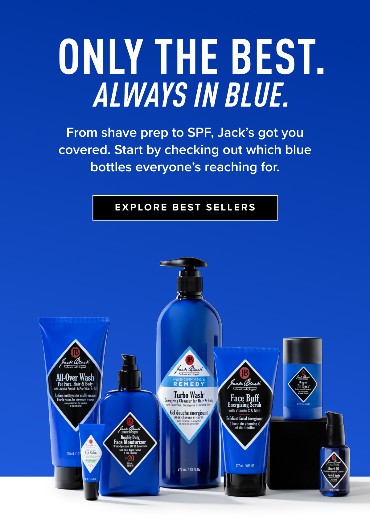 Only the Best. Always in Blue. Explore Best Sellers
