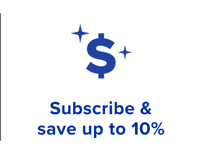 Subscribe & save up to 10%