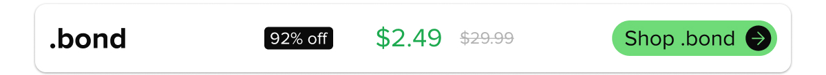 Shop .bond