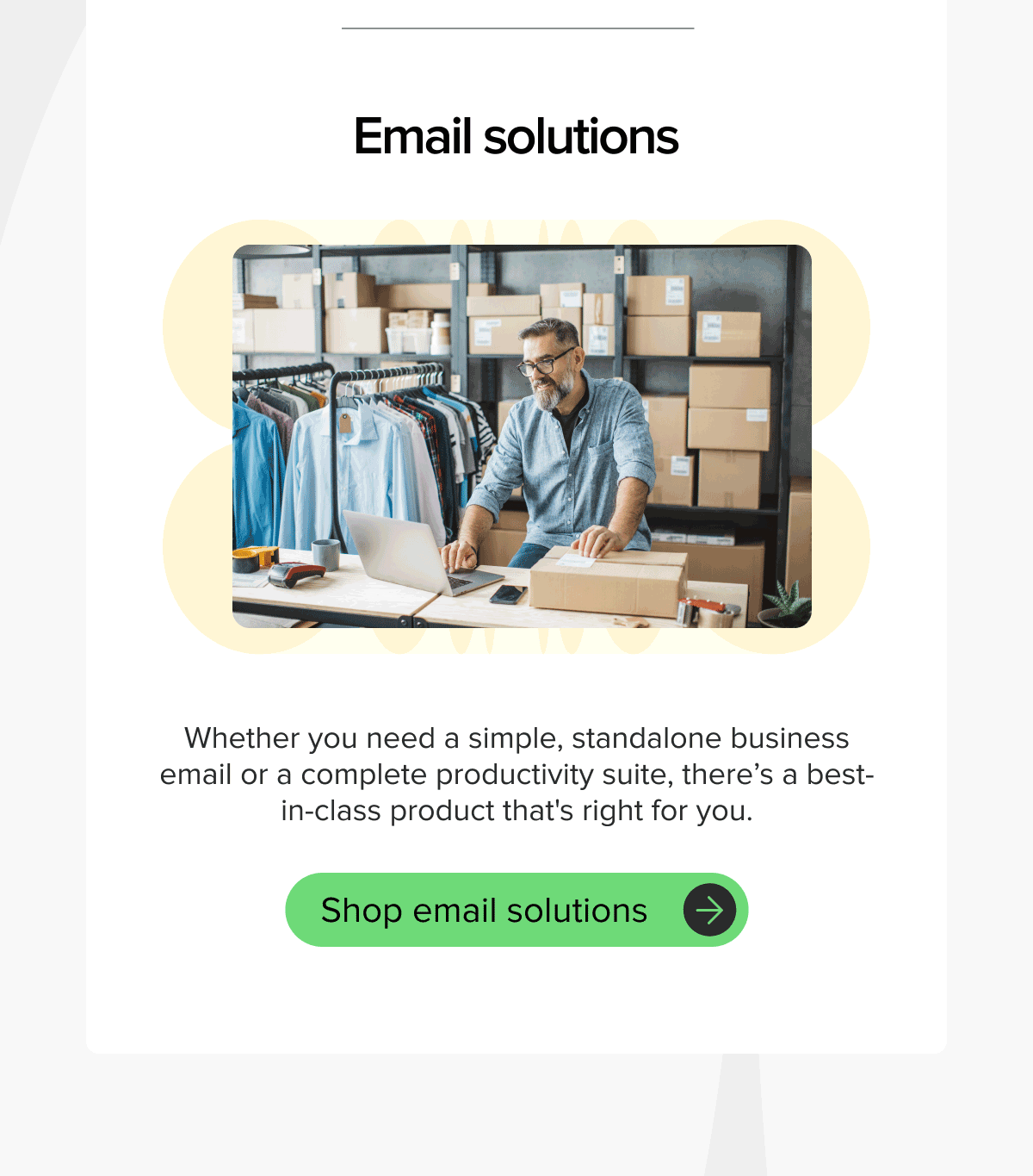 Shop email solutions