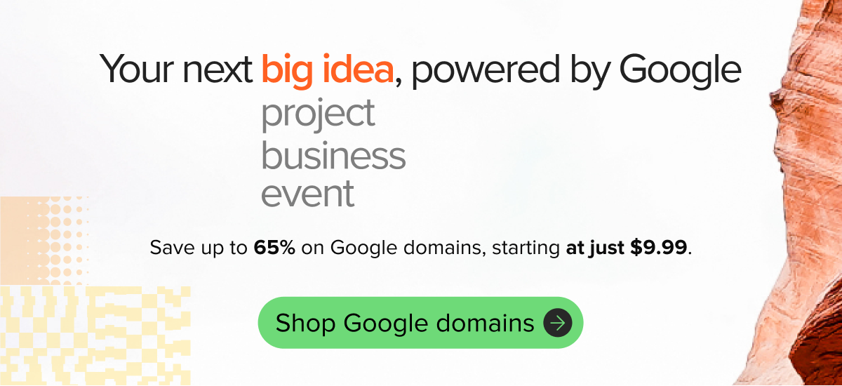 Shop Google domains