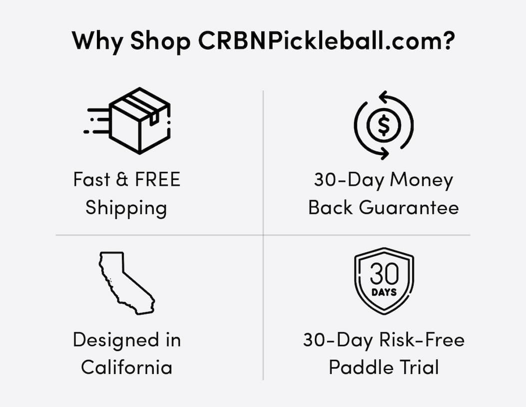 Why Shop CRBNPickelball.com