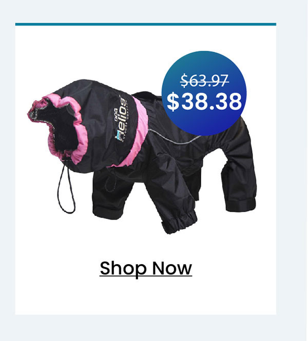 Pet Life Helios Weather-King Full Bodied Jacket - Black