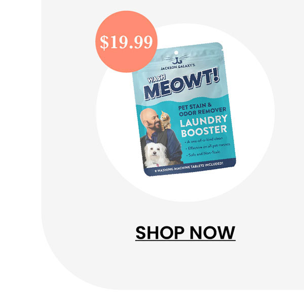Jackson Galaxy Meowt Laundry Booster Pet Stain & Odor Remover