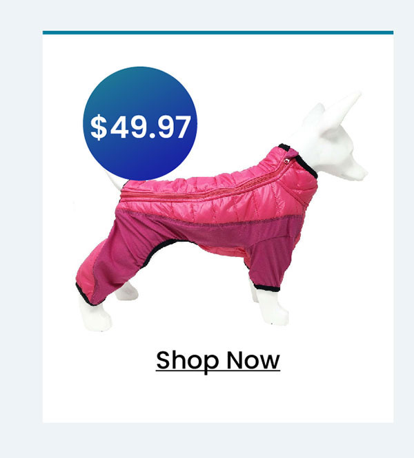 Pet Life Aura-Vent Full Body Dog Jacket - Pink