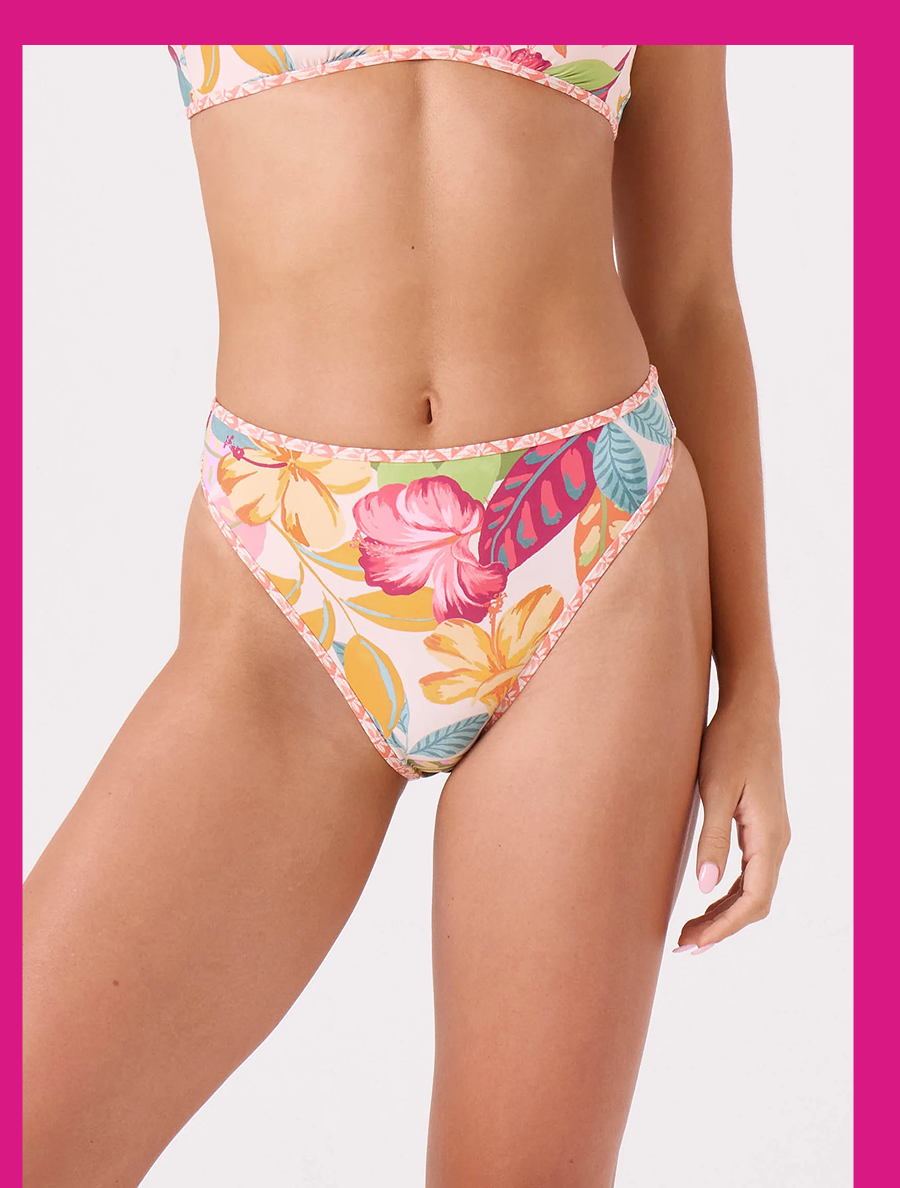 Hot Tropics Soul Searcher High Waist Mod Bikini Bottom