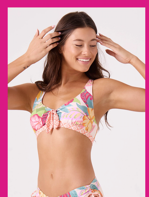 Hot Tropics Convertible Bralette Bikini Top