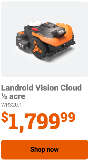 Landroid Vision Cloud 1/2 acre