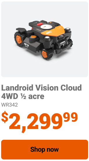 Landroid Vision Cloud 4WD 1/2 acre