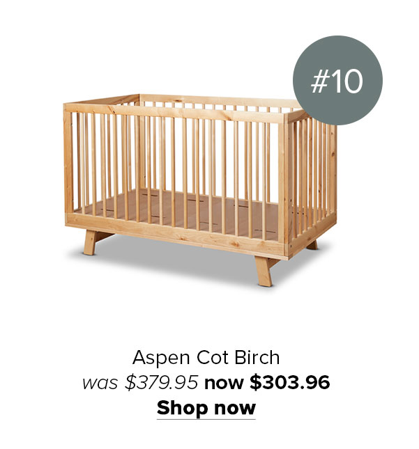 Aspen Cot Birch