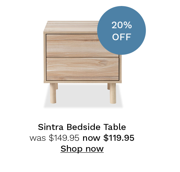 Sintra Bedside Table. 20% OFF