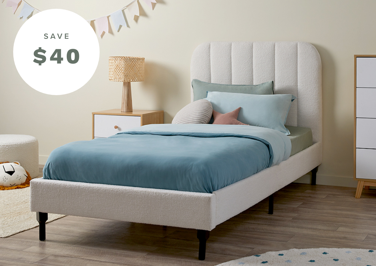 Belinda Boucle Teddy Single Bed