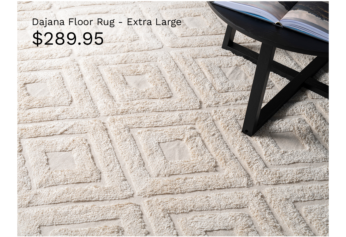 Dajana Floor Rug, Extra Large $289.95