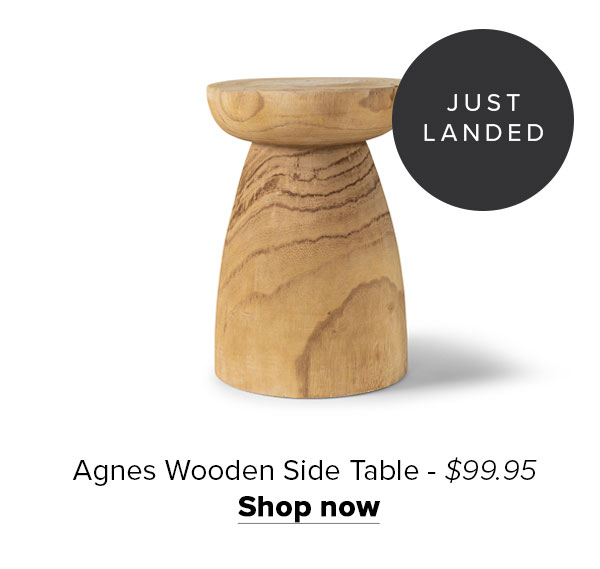Agnes Wooden Side Table