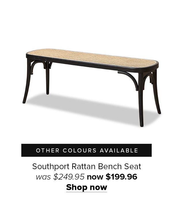 Southport Rattan Bench Seat