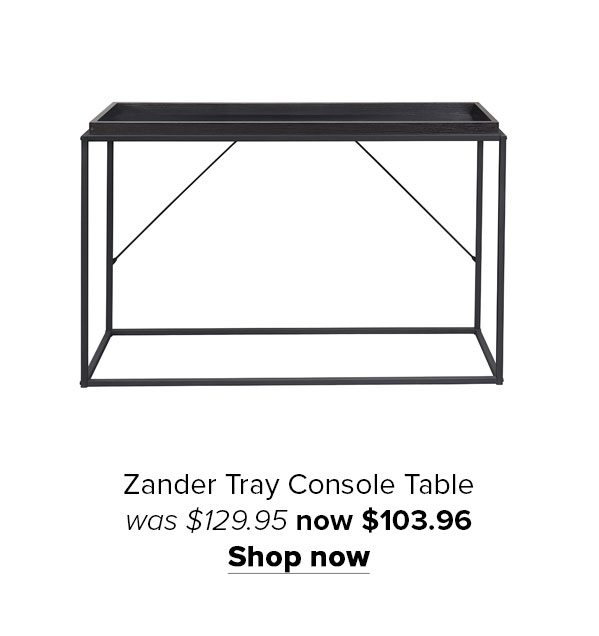 Zander Tray Console Table