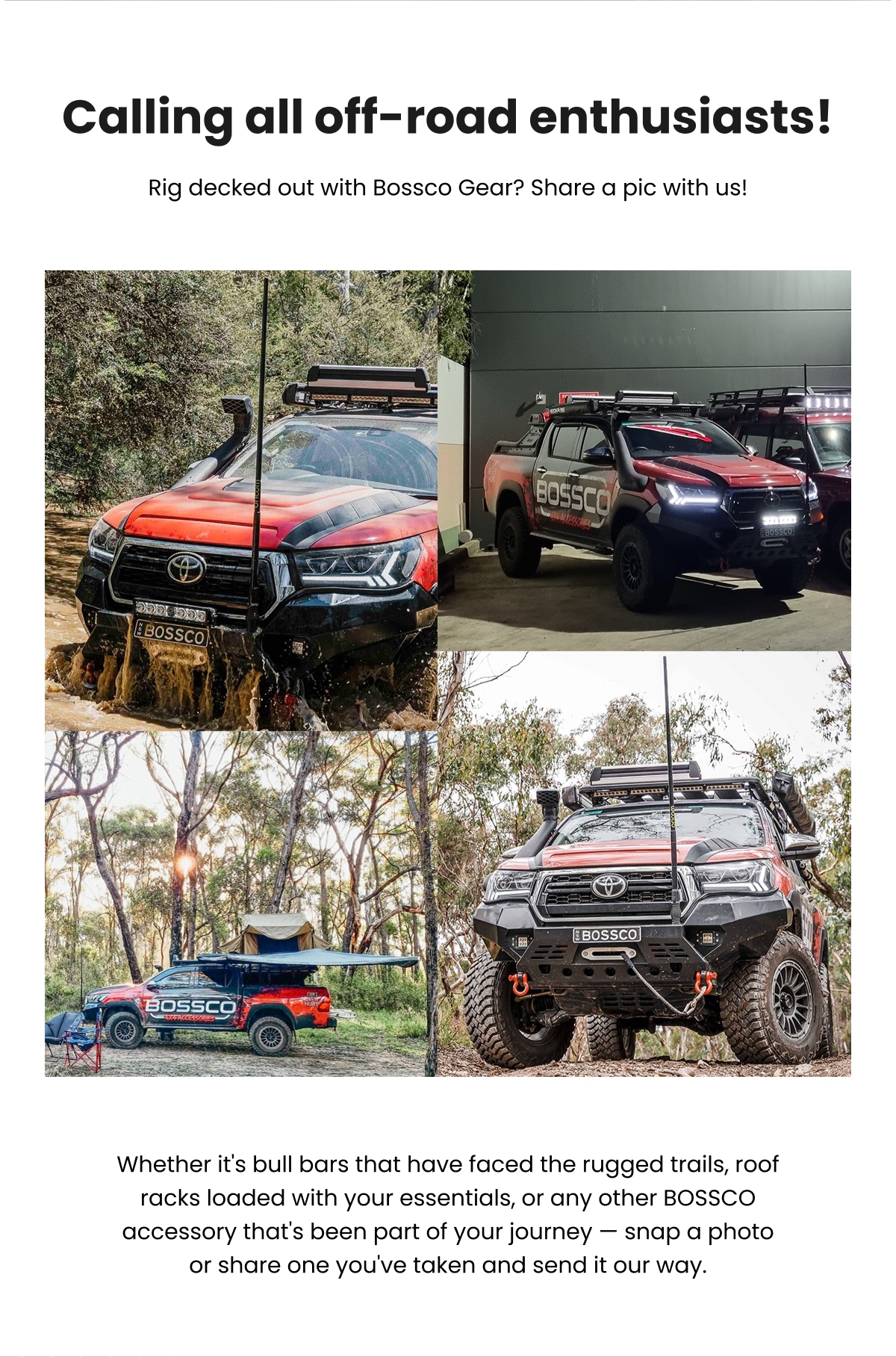 Best 4x4 in your crew? Bossco Auto