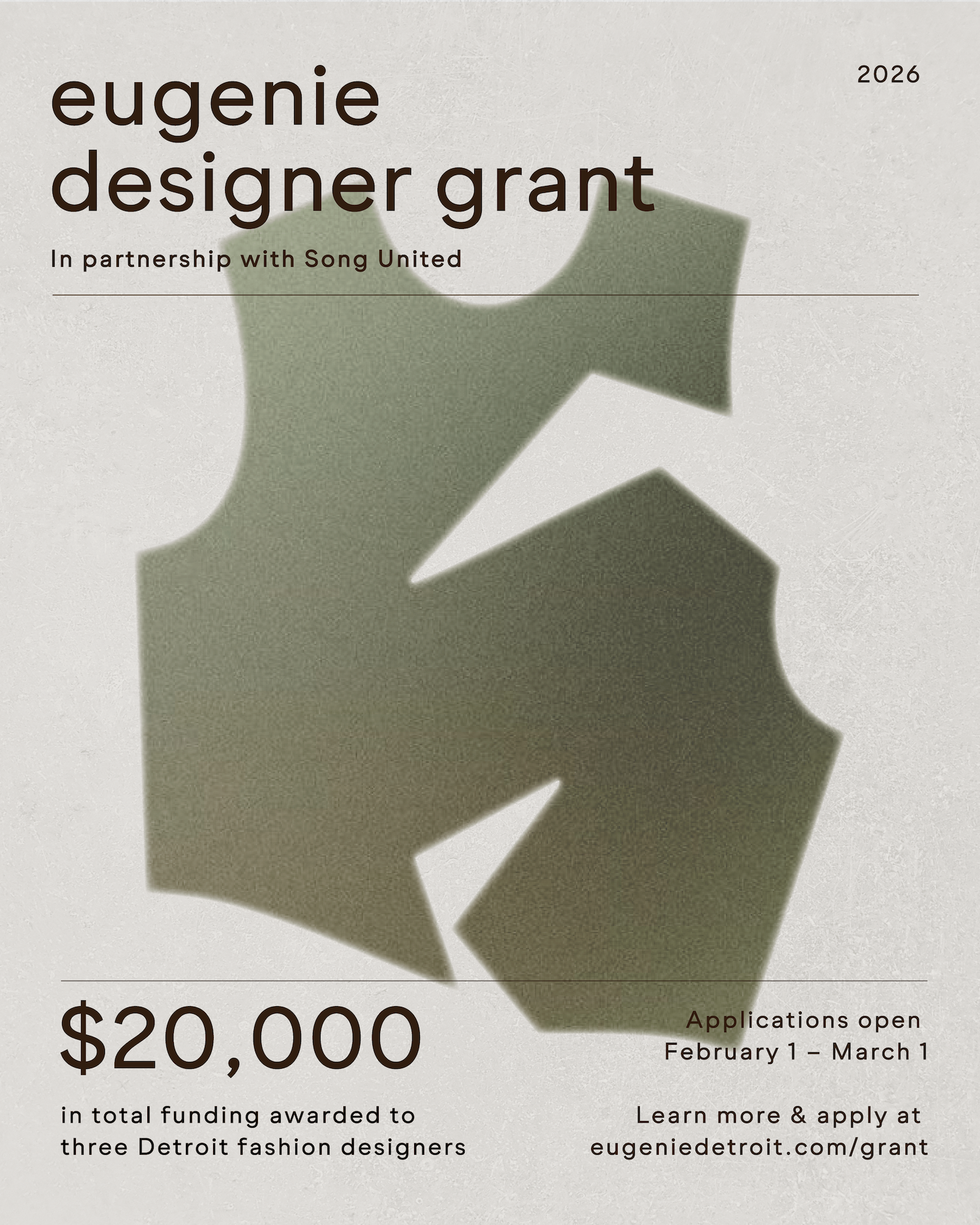 2026 eugenie Designer Grant