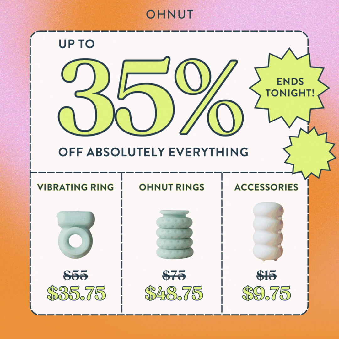 My, what a big sale you have! 👀 Ohnut