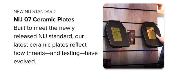 NIJ 07 Ceramic Plates