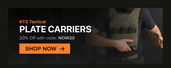 Plate carriers — 20% off with code NOW20. Shop now.