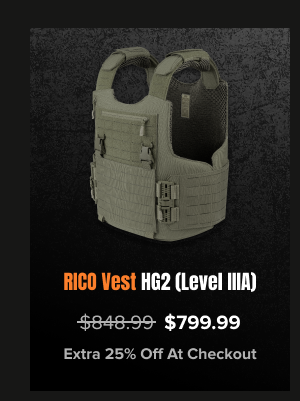RTS Tactical RICO Special Operations Vest with Commander Level IIIA (HG2) Soft Armor