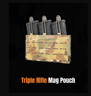 RTS Tactical SR Triple 5.56 Rifle Mag Pouch
