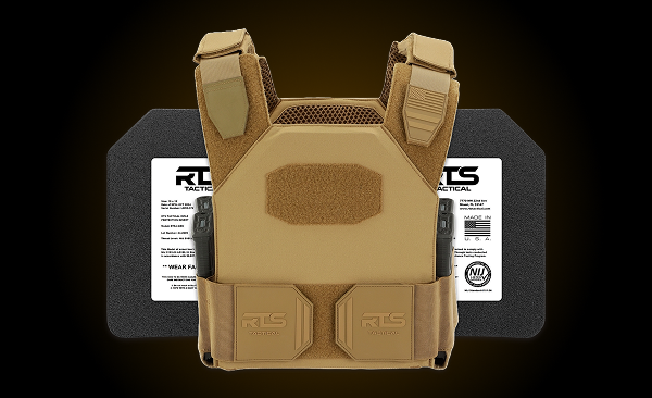 RTS Tactical Sleek 2.0 Carrier with Level III+ Armor Plates – Tan Color
