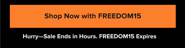 Shop Now with code FREEDOM15 — RTS Tactical Veterans Day Sale.