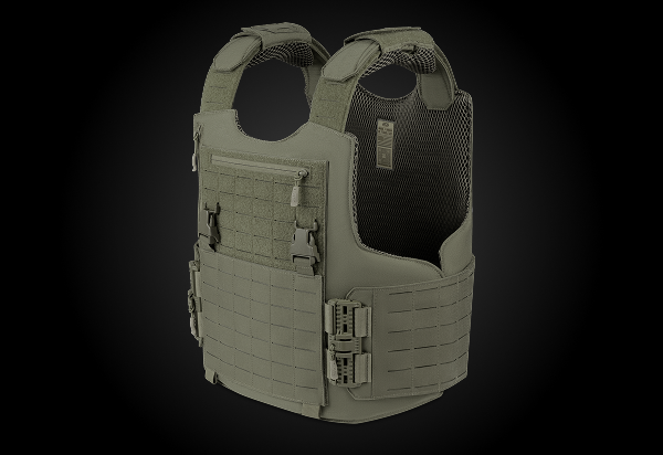 RTS Tactical RICO Vest in Ranger Green – tactical plate carrier with laser-cut MOLLE and quick-release system