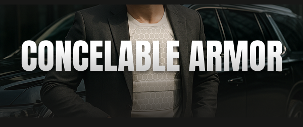 Man in a suit wearing RTS Tactical Level IIIA concealable armor under his blazer