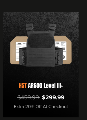 RTS Tactical HST AR600 Level III Plus Active Shooter Kit on sale $299.99 plus extra 20% off