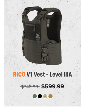 RTS Tactical RICO V1 Special Operations Vest with NIJ 06 Level IIIA Soft Armor