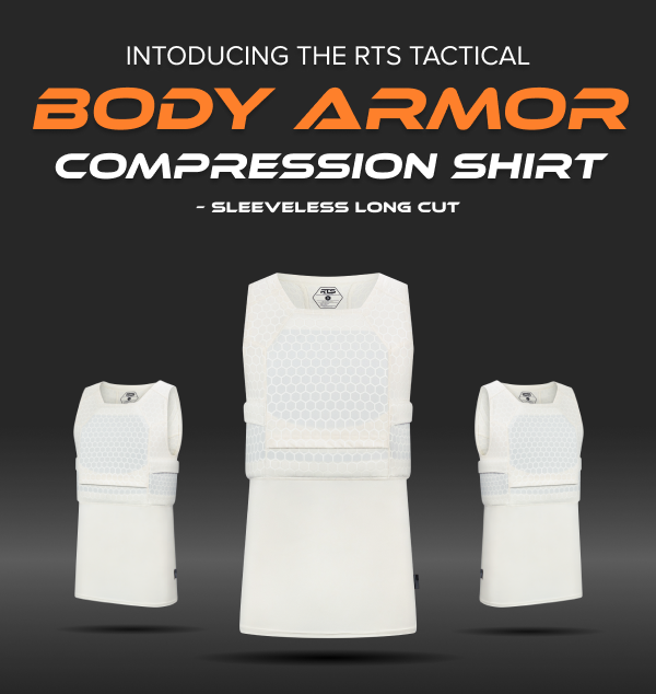 Introducing the RTS Tactical Body Armor Compression Shirt – Sleeveless Long Cut