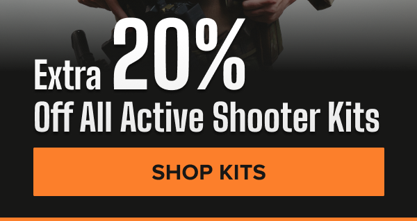 Extra 20% off RTS Tactical Active Shooter Kits with Shop Kits button