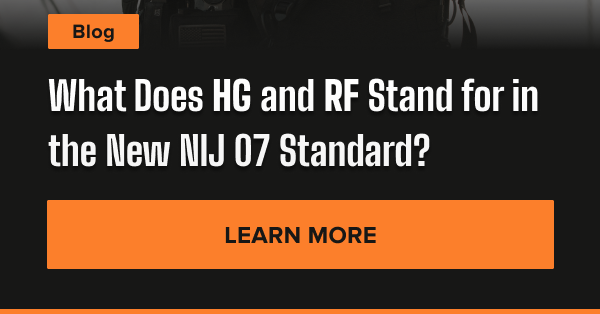 What Does HG and RF Stand for in the New NIJ 07 Standard?