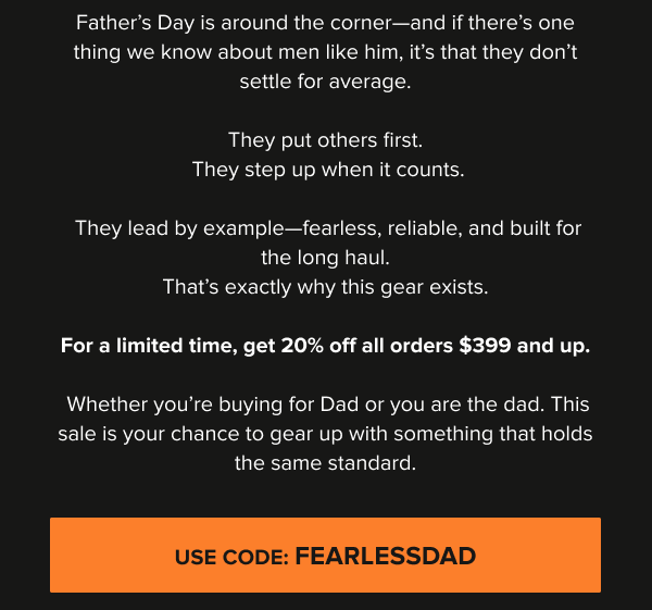 SHOP: FEARLESSDAD