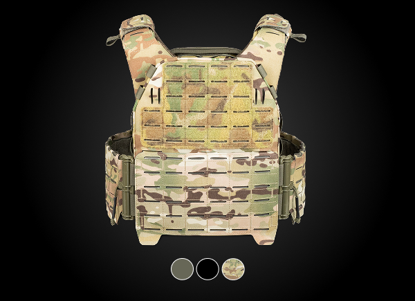  SOPC Sustained Operations Plate Carrier displayed in Multicam on a black background.