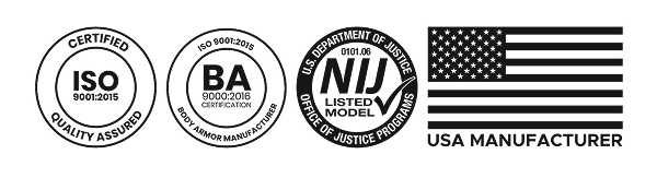 Certified USA Manufacturer – ISO 9001, BA 9000, NIJ Listed, Made in America